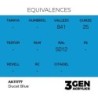  AK - Peinture 3gen : Ducat Blue - 17 ml