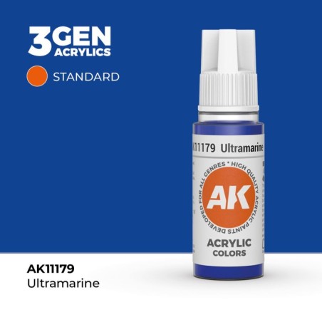 AK - Peinture 3gen : Ultramarine - 17 ml