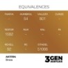  AK - Peinture 3gen : Brass - 17 ml