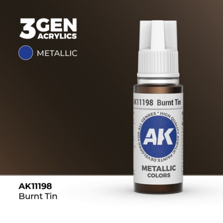 AK - Peinture 3gen : Burnt Tin - 17 ml