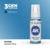 AK - Peinture 3gen : Metallic Blue - 17 ml