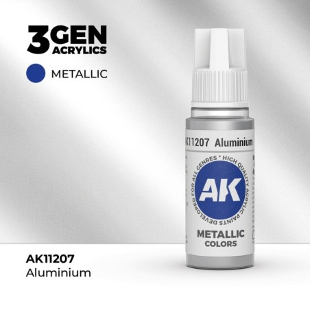 AK - Peinture 3gen : Aluminium - 17 ml