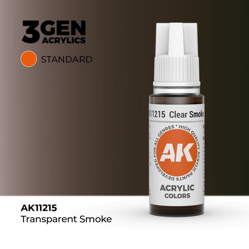 AK - Peinture 3gen : Clear Smoke - 17 ml