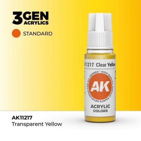 AK - Peinture 3gen : Clear Yellow - 17 ml