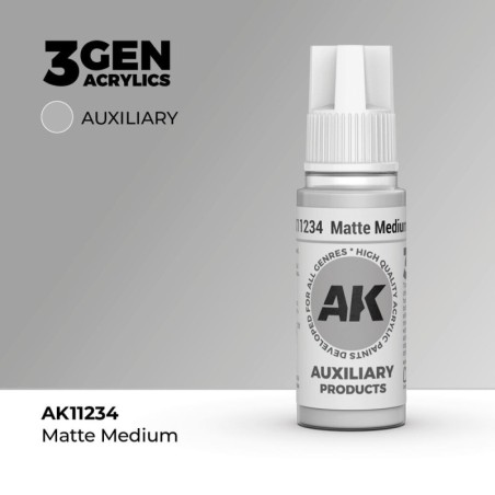 AK - Peinture 3gen : Matte Medium - 17 ml
