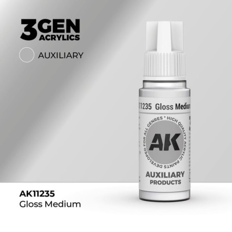 AK - Peinture 3gen : Gloss Medium - 17 ml