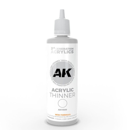 AK - Diluant : Acrylic Thinner 100 ml
