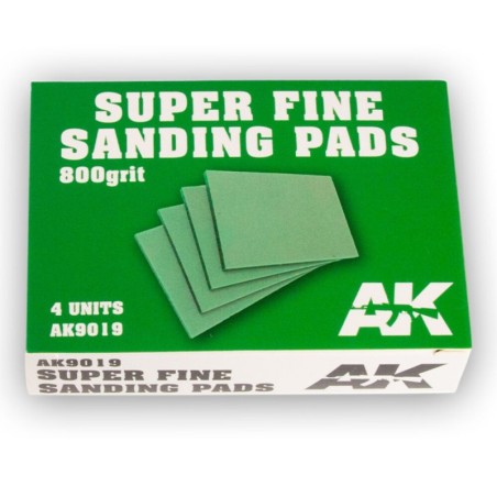 AK - Super Fine Sanding Pads 800 grit.4 units