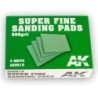 AK - Super Fine Sanding Pads 800 grit.4 units