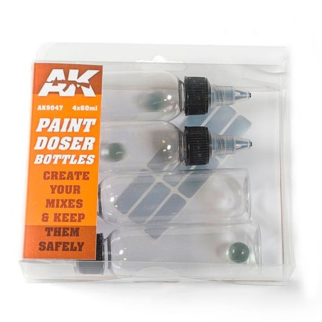 AK - Paint Doser Bottles 4x60 ml