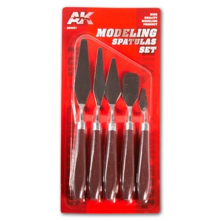 AK - De Espátulas Para Modelismo / Modelism Spatulas