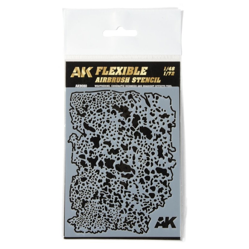 AK - Outil : Flexible Airbrush Stencil 1/48 - 1/72