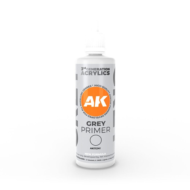 AK - Peinture 3gen : Grey Primer 100 ml