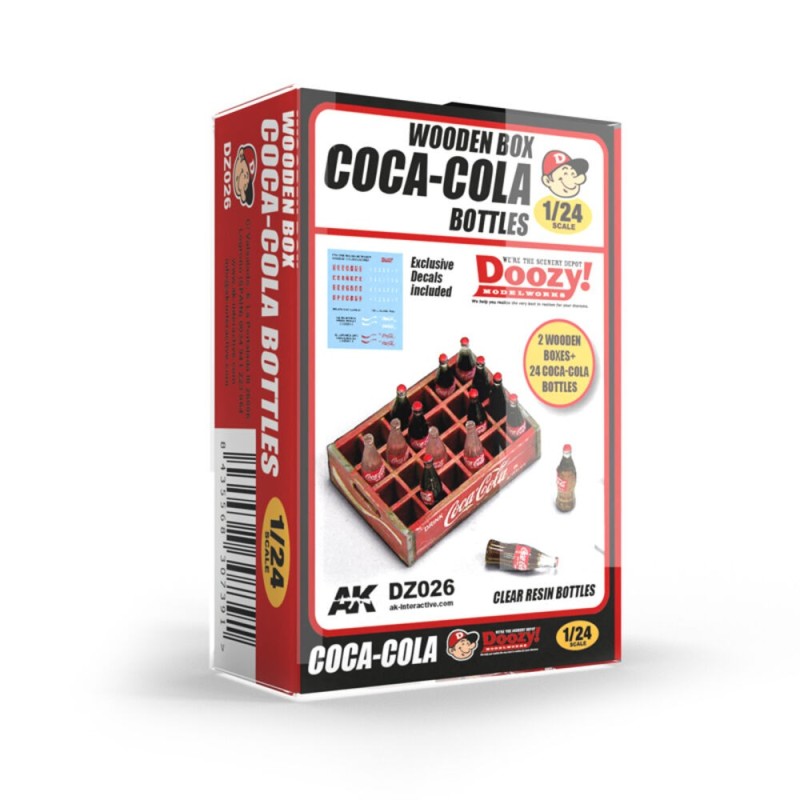 AK - 1940 - 1980'S Wooden Box Coca - Cola Bottles