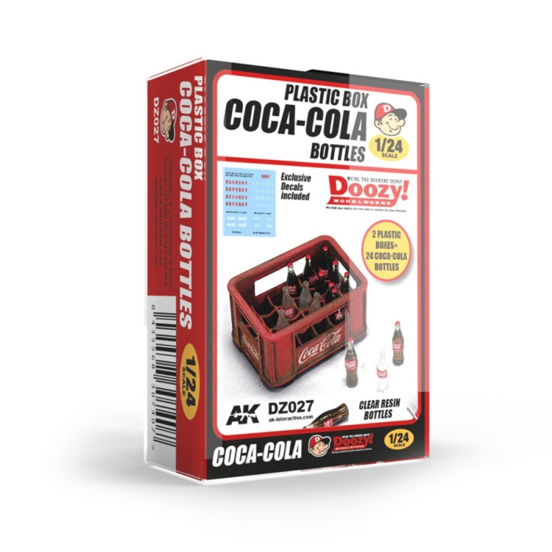 AK - 1940 - 1980'S Plastic Box Coca - Cola Bottles