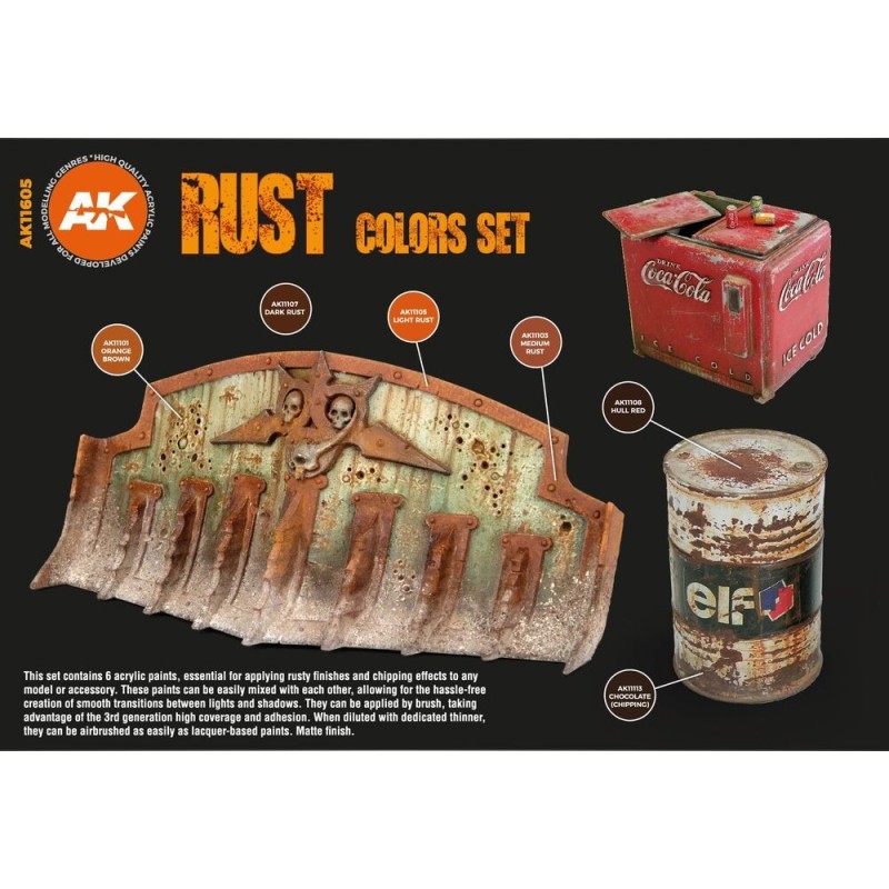  AK - Set de peintures 3gen : Rust