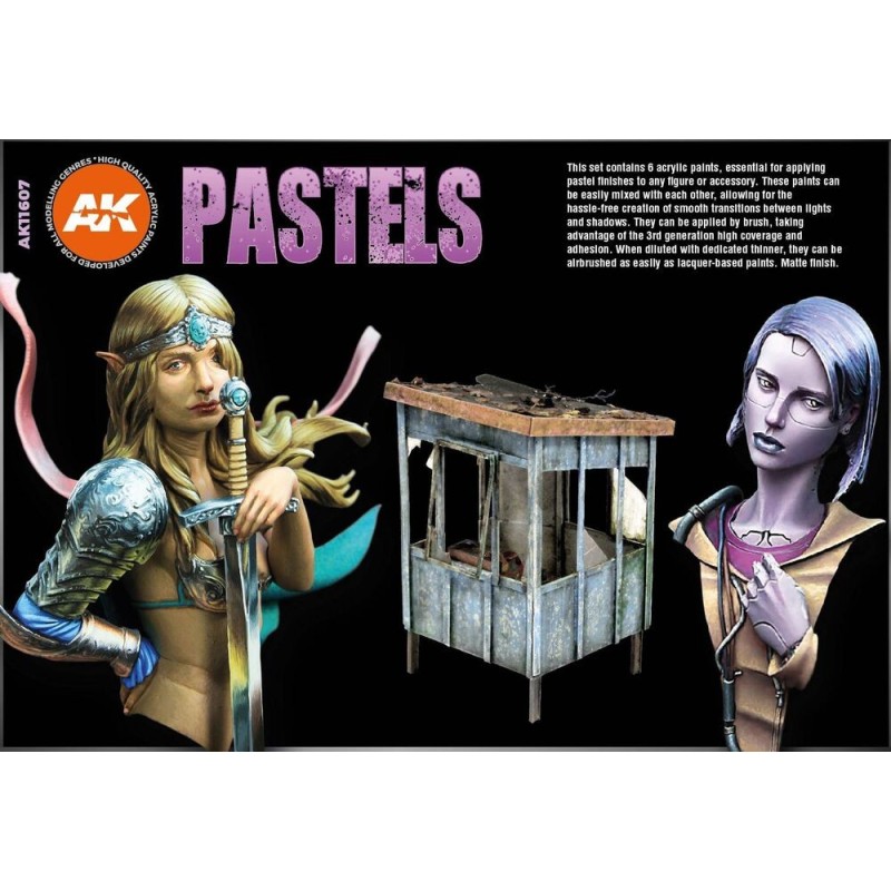  AK - Set de peintures 3gen : Pastels Colors