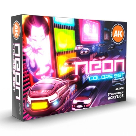 AK - Set de peintures 3gen : Neon Colors