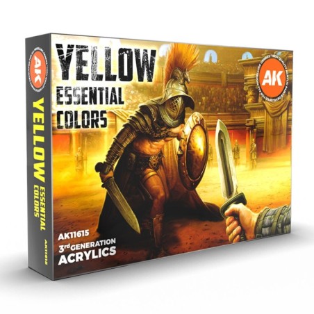 AK - Set de peintures 3gen : Yellow Essential Colors