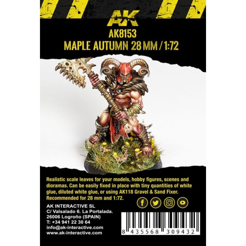  AK - Kit de modélisme : Maple Autumn Leaves 1/72
