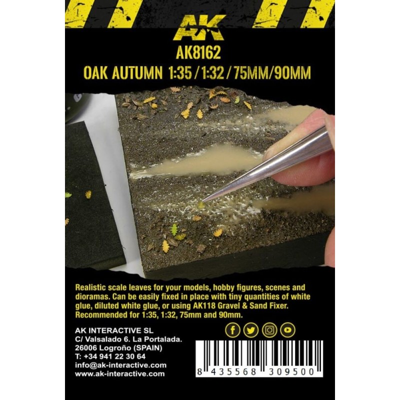  AK - Kit de modélisme : Oak Autumn Leaves 1/35