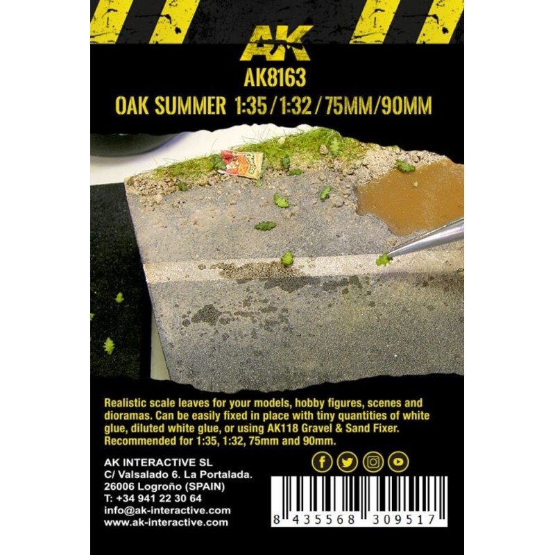  AK - Kit de modélisme : Oak Summer Leaves 1/35