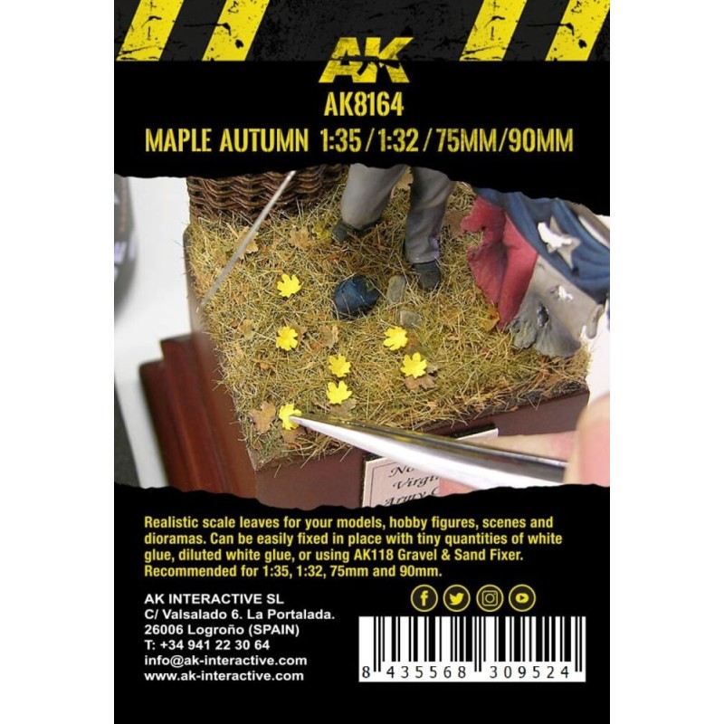  AK - Kit de modélisme : Maple Autumn Leaves 1/35