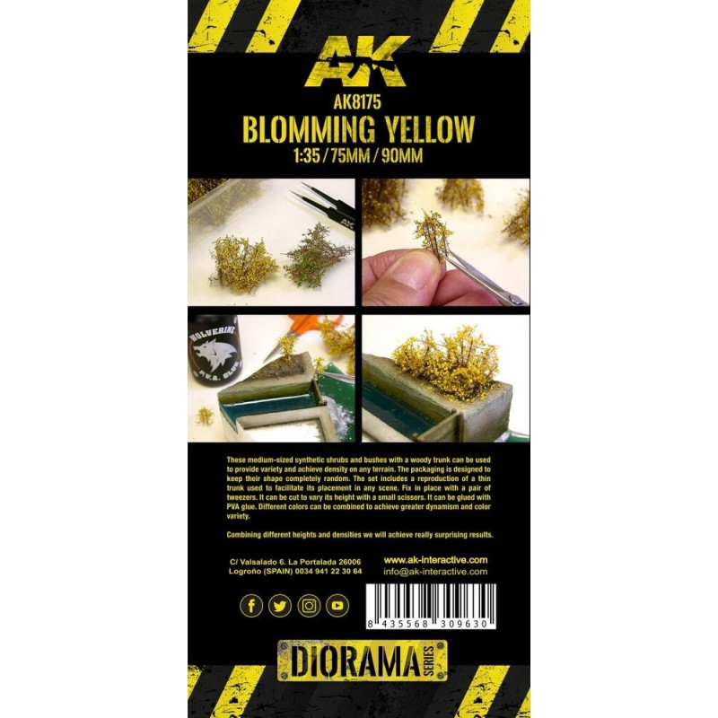  AK - Blomming Yellow Shrubberies