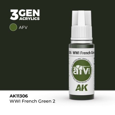 AK - Peinture 3gen : WWI French Green 2