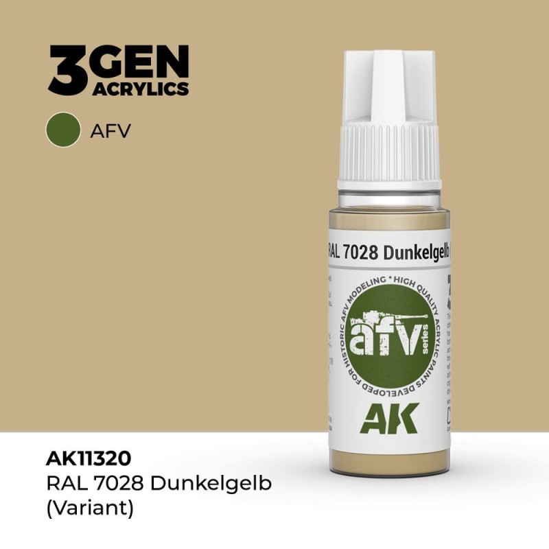 AK - Peinture 3gen : RAL 7028 Dunkelgelb (Variant)