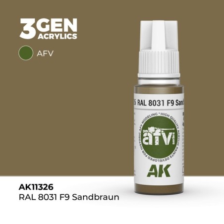 AK - Peinture 3gen : RAL 8031 F9 Sandbraun