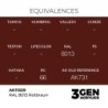  AK - Peinture 3gen : RAL 8013 Rotbraun