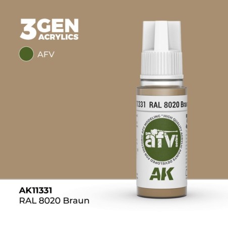 AK - Peinture 3gen : RAL 8020 Braun