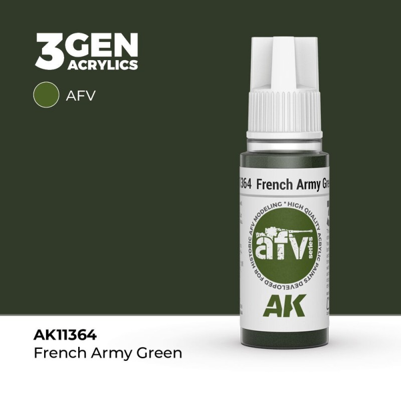 AK - Peinture 3gen : French Army Green