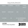  AK - Peinture 3gen : French Army Grey - Blue