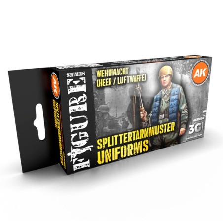AK - Set de peintures 3gen : Splittermuster Uniform