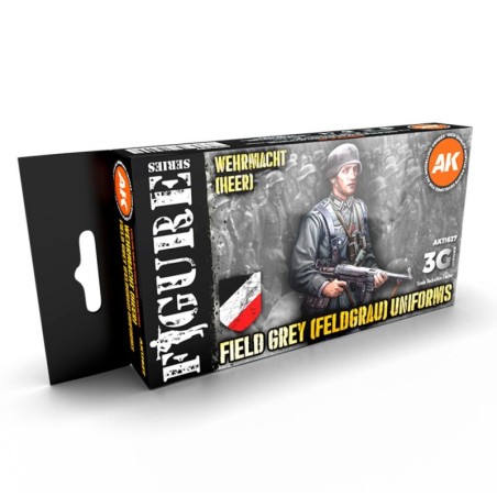 AK - Set de peintures 3gen : German Field Grey Uniforms