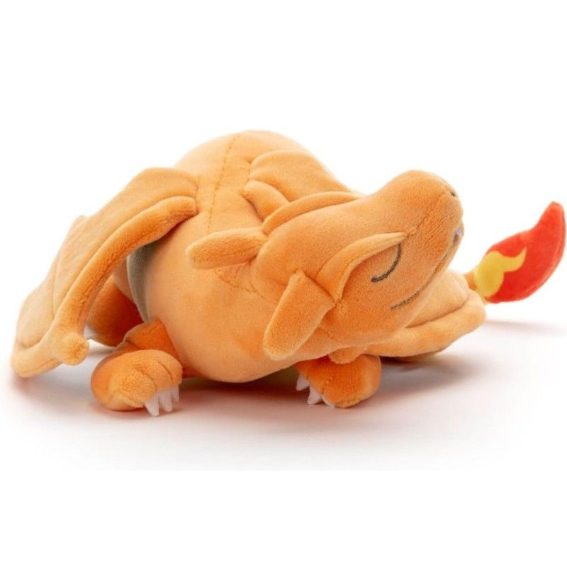 Peluche Pokémon Dracaufeu Endormi ≃ 20 Cm - Takara Tomy