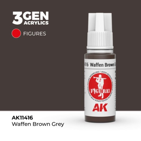 AK - Peinture 3gen : Waffen Brown Grey