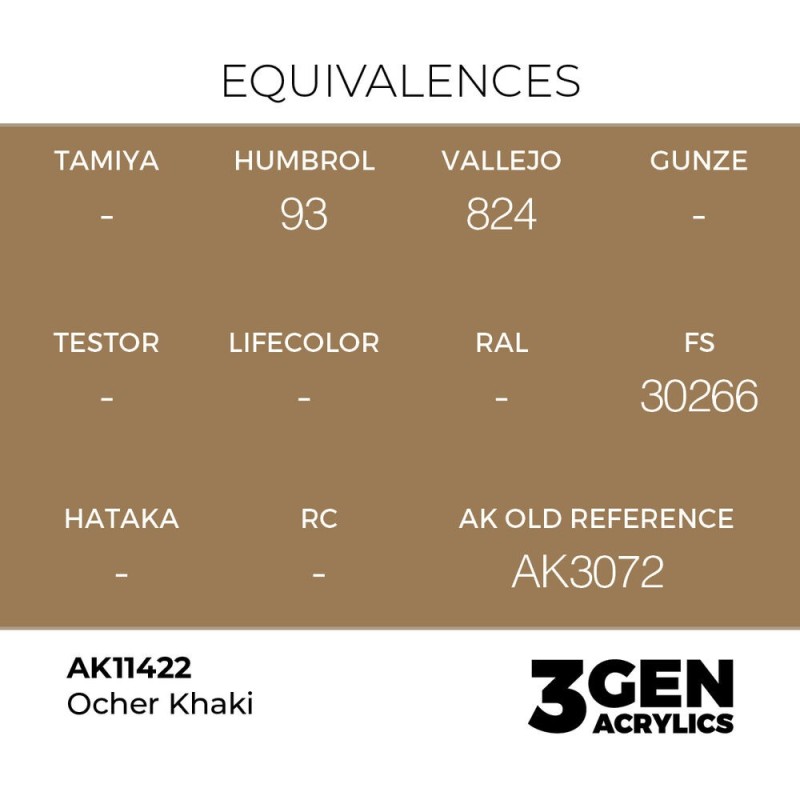  AK - Peinture 3gen : Ocher Khaki