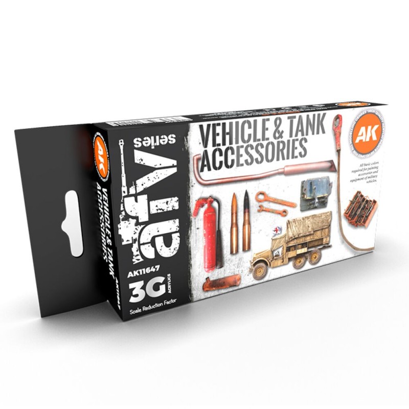 AK - Set de peintures 3gen : Tank Accesories