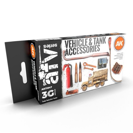 AK - Set de peintures 3gen : Tank Accesories