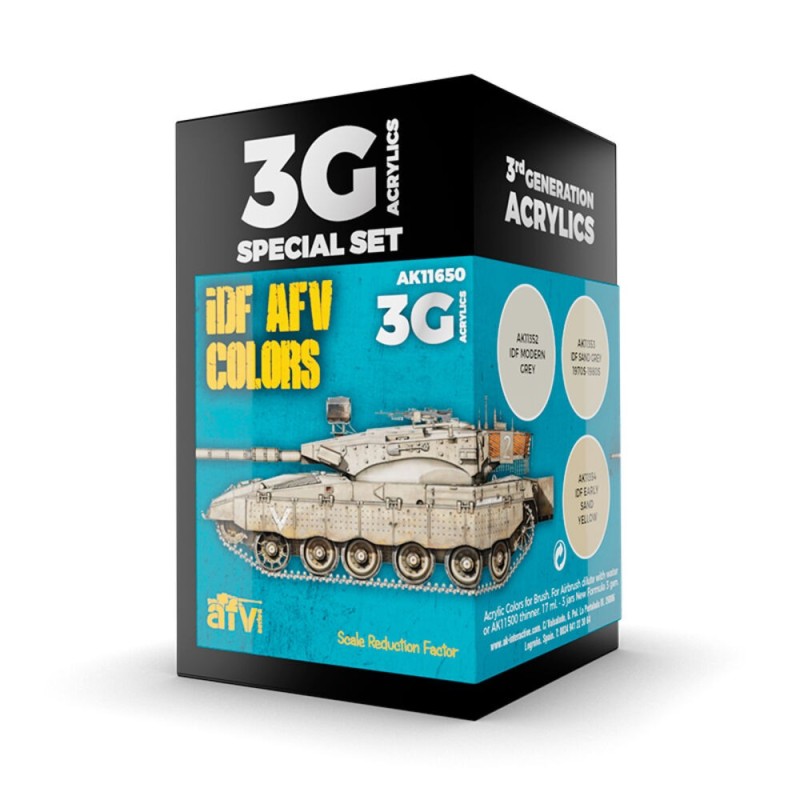 AK - Set de peintures 3gen : IDF Afv Color Combos