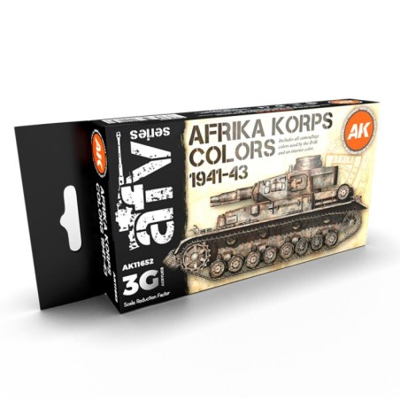 AK - Set de peintures 3gen : Afrika Korps