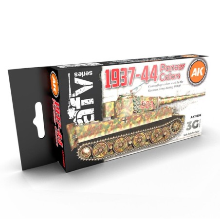 AK - Set de peintures 3gen : German War Colors 37 - 44