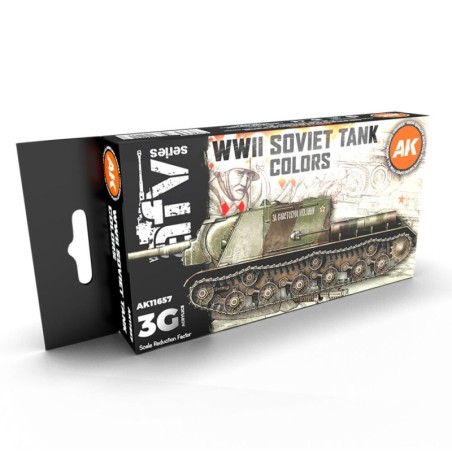AK - Set de peintures 3gen : Soviet Camouflages