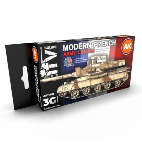 AK - Set de peintures 3gen : Modern French Afv