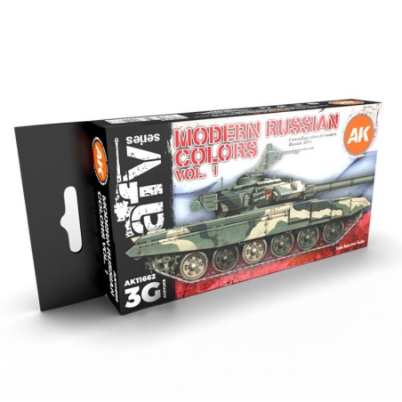 AK - Set de peintures 3gen : Modern Russian Colours Vol 1