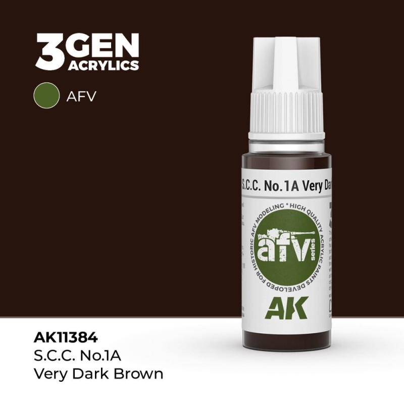 AK - Peinture 3gen : S.c.c. No.1A Very Dark Brown
