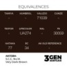  AK - Peinture 3gen : S.c.c. No.1A Very Dark Brown
